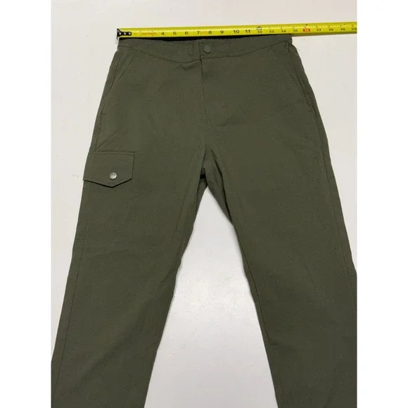 Rhone Commuter Cargo Pants Mens Small Olive Green Stretch Straight Leg NWOT - Picture 2 of 3